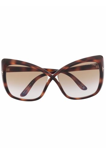 TOM FORD Eyewear FT0943 Jasmin Sonnenbrille - Braun