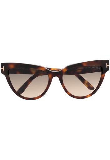 TOM FORD Eyewear Nadine Cat-Eye-Sonnenbrille - Braun