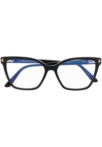 TOM FORD Eyewear Eckiges Brillengestell - Schwarz