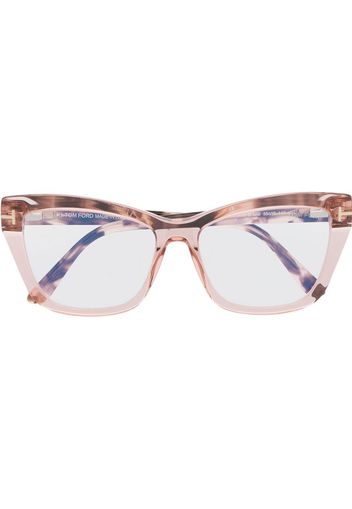 TOM FORD Eyewear wayfarer-frame optical glasses - Rosa