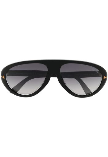 TOM FORD Eyewear pilot-frame glasses - Schwarz