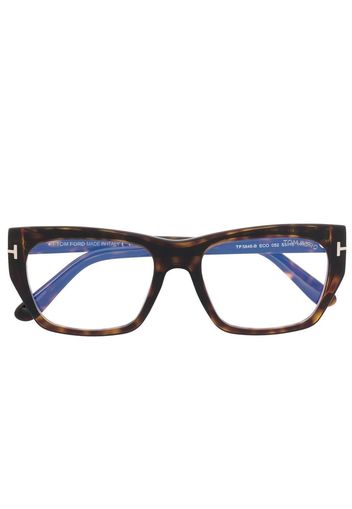 TOM FORD Eyewear FT5846B square-frame glasses - Braun