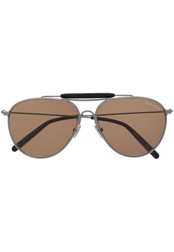 TOM FORD Eyewear pilot-frame sunglasses - Schwarz