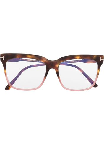 TOM FORD Eyewear wayfarer-frame glasses - Braun