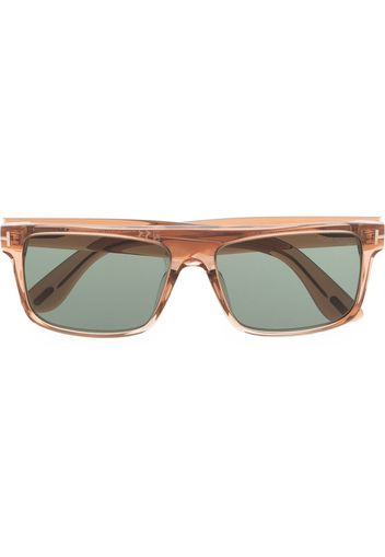 TOM FORD Eyewear square-frame sunglasses - Braun