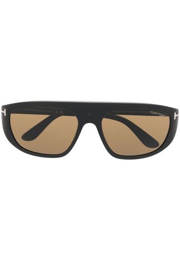 TOM FORD Eyewear Sonnenbrille mit eckigem Gestell - Braun