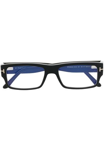 TOM FORD Eyewear rectangle-frame glasses - Schwarz