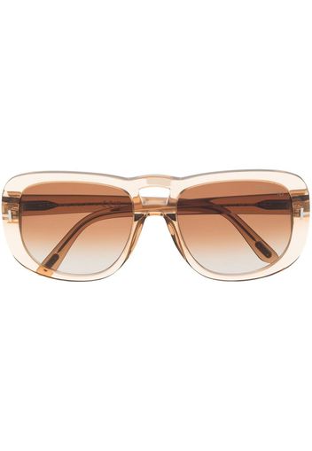 TOM FORD Eyewear Billie square-frame sunglasses - Braun