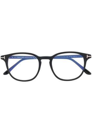 TOM FORD Eyewear round-frame glasses - Schwarz