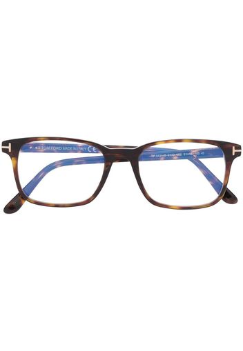 TOM FORD Eyewear square-frame glasses - Braun