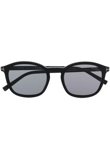 TOM FORD Eyewear Sonnenbrille mit rundem Gestell - Schwarz