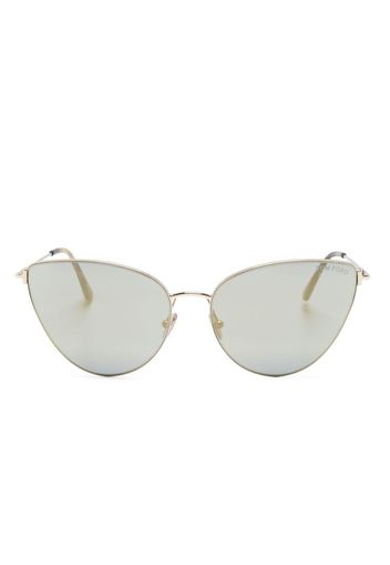 TOM FORD Eyewear Sonnenbrille mit Oversized-Gestell - Gold