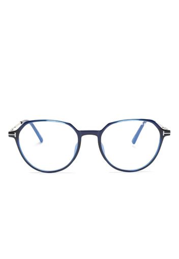 TOM FORD Eyewear round-frame glasses - Blau