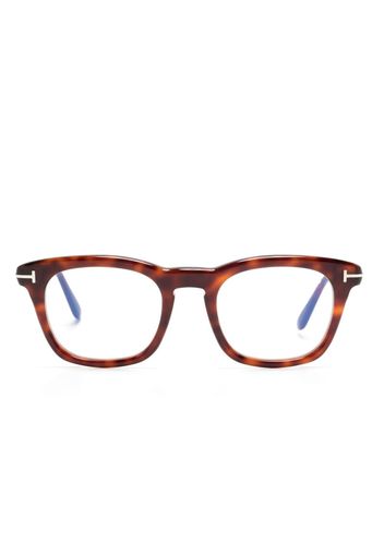 TOM FORD Eyewear Brille mit eckigem Gestell - Braun