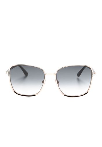 TOM FORD Eyewear Eckige Sonnenbrille im Oversized-Look - Schwarz