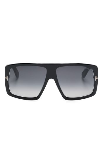 TOM FORD Eyewear oversize-frame gradient-lenses sunglasses - Schwarz