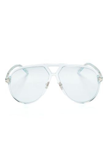 TOM FORD Eyewear oversized pilot-frame sunglasses - Blau