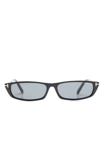 TOM FORD Eyewear Alejandro rectangle-frame sunglasses - Schwarz