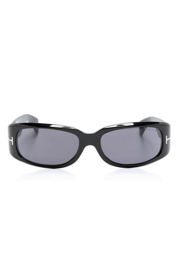 TOM FORD Eyewear T-shaped rectangle-frame sunglasses - Schwarz