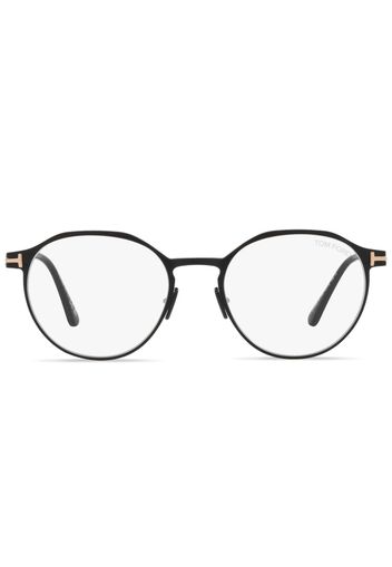 TOM FORD Eyewear round-frame raised-bridge glasses - Schwarz