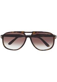 TOM FORD Eyewear Klassische Pilotenbrille - Braun