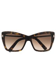 TOM FORD Eyewear Leah Cat-Eye-Sonnenbrille - Braun