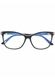 TOM FORD Eyewear Brille mit Cat-Eye-Gestell - Schwarz