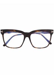 TOM FORD Eyewear wayfarer-frame glasses - Braun