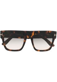 TOM FORD Eyewear Renee square-frame sunglasses - Braun