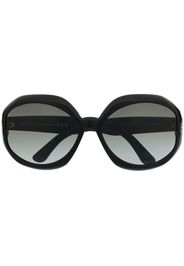 TOM FORD Eyewear Sonnenbrille mit rundem Gestell - Schwarz