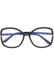 TOM FORD Eyewear FT5845B oversize-frame glasses - Schwarz