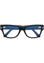 TOM FORD Eyewear Cat-Eye-Brille mit Logo - Schwarz