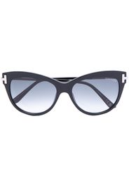 TOM FORD Eyewear Cat-Eye-Sonnenbrille mit Logo - Schwarz