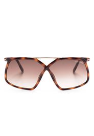 TOM FORD Eyewear Meryl Sonnenbrille im Oversized-Look - Braun