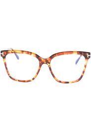 TOM FORD Eyewear oversized tortoiseshell cat-eye glasses - Braun