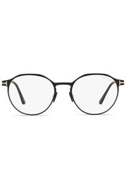 TOM FORD Eyewear round-frame raised-bridge glasses - Schwarz