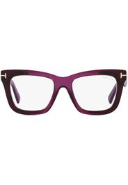 TOM FORD Eyewear Blue Block square-frame glasses - Violett