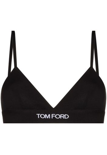 TOM FORD BH mit Logo-Bund - Schwarz