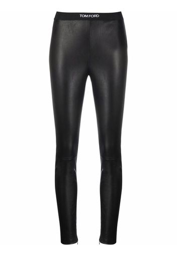 TOM FORD Leggings mit Logo-Bund - Schwarz