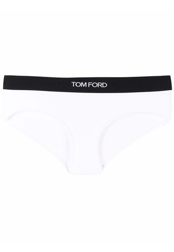 TOM FORD logo waist briefs - Weiß