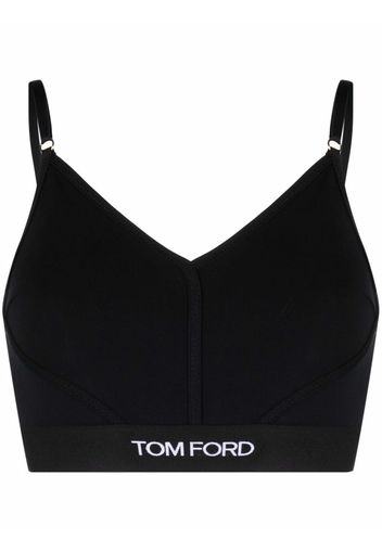 TOM FORD logo underband bralette - Schwarz