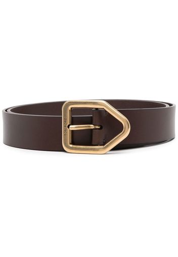 TOM FORD logo-engraved buckle belt - Braun