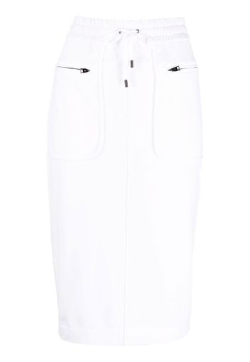 TOM FORD drawstring pencil skirt - Weiß