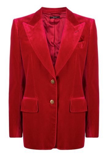 TOM FORD peak-lapel single-breasted blazer - Rosa