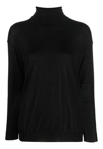 TOM FORD fine-knit roll-neck jumper - Schwarz