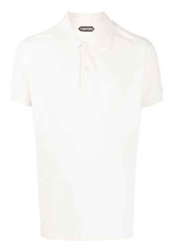 TOM FORD Kurzärmeliges Poloshirt - Weiß