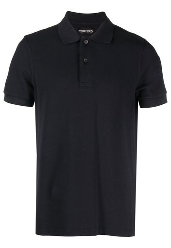 TOM FORD short-sleeve polo shirt - Blau