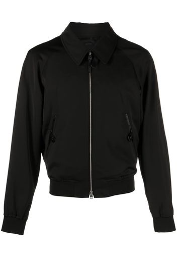 TOM FORD zipped leather jacket - Schwarz