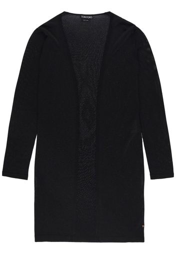 TOM FORD long knitted cardigan - Schwarz