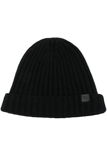 TOM FORD ribbed-knit beanie hat - Schwarz